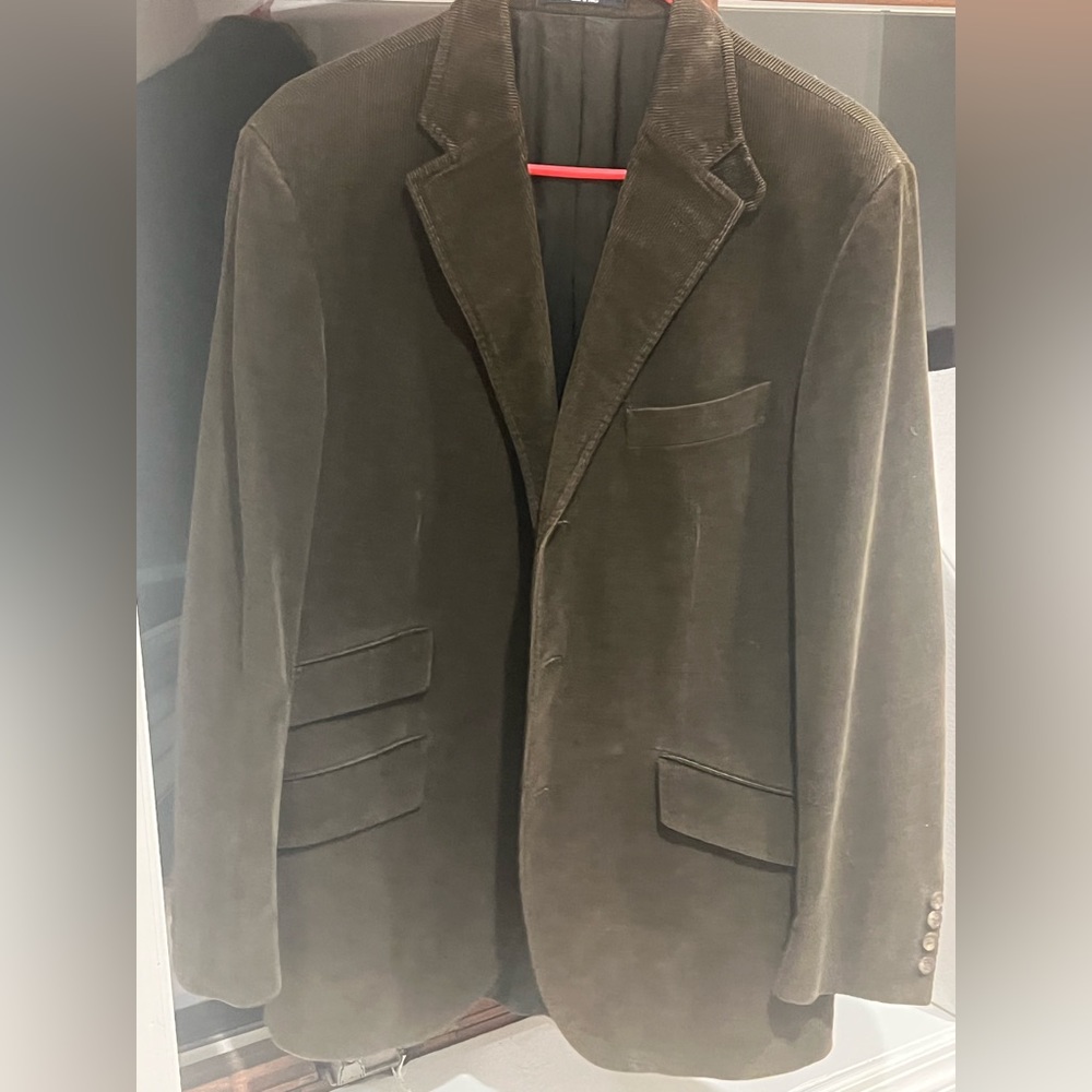 Ralph Lauren Green Corduroy Blazer